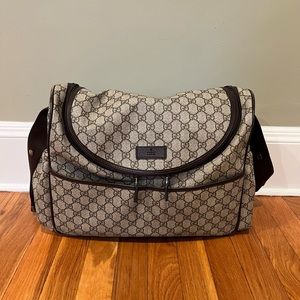 Gucci GG Canvas Diaper Bag